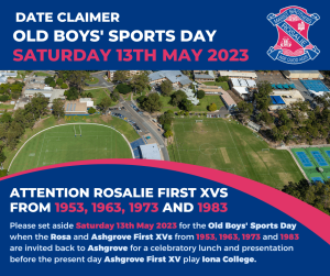 Read more about the article Old Boys’ Sports Day – 13 May 2023